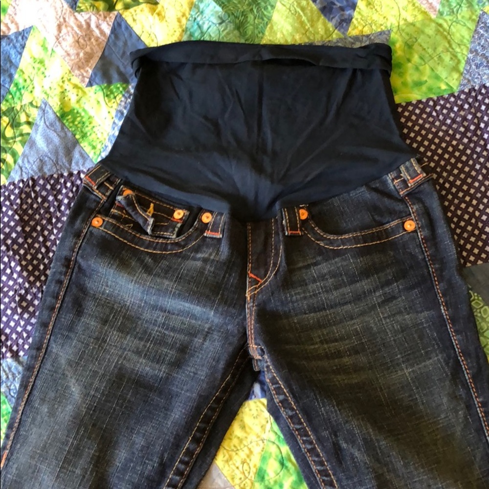 True religion maternity jeans size 28